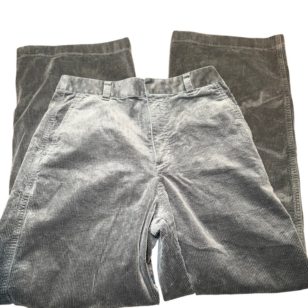 Uniqlo x Comptoir des Cotonniers Corduroy Wide Leg Pants, Gray, Size 30